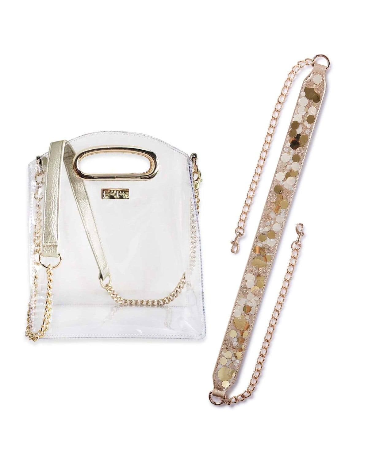 Confetti Strap and Clear Crossbody Bundle - Abbies Place