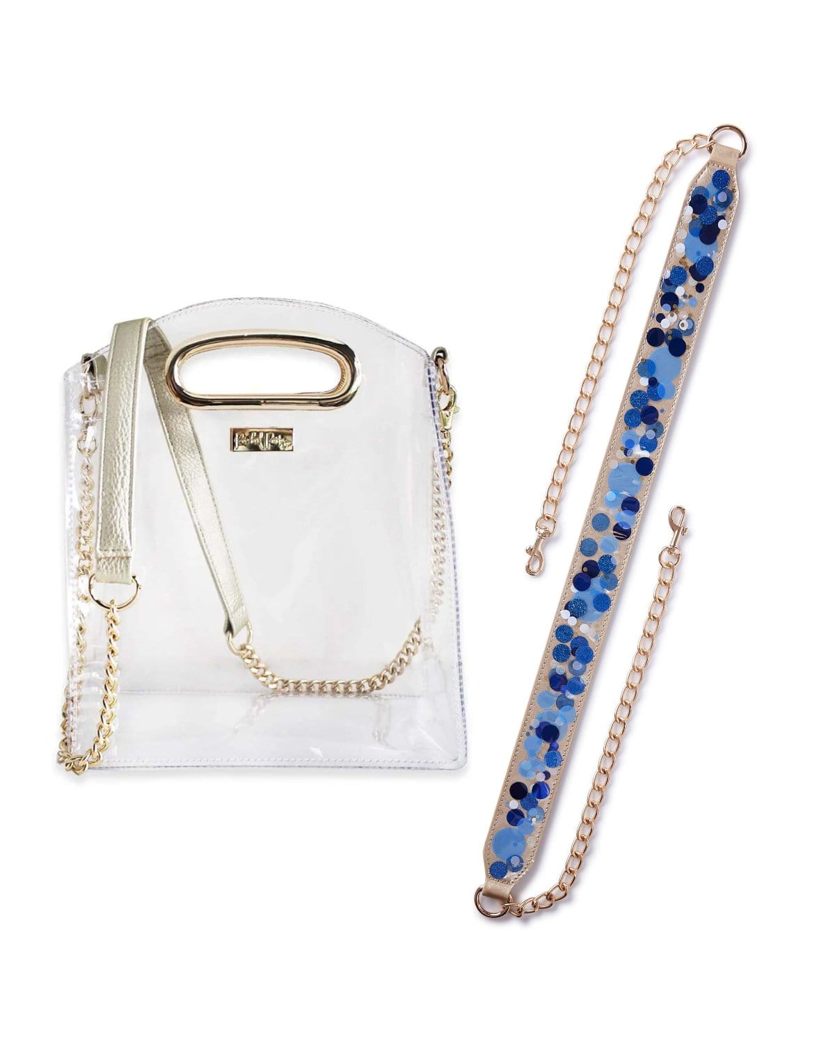 Confetti Strap and Clear Crossbody Bundle - Abbies Place