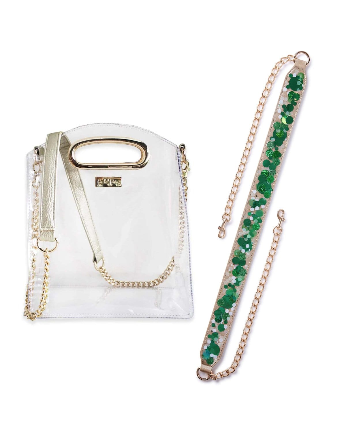 Confetti Strap and Clear Crossbody Bundle - Abbies Place