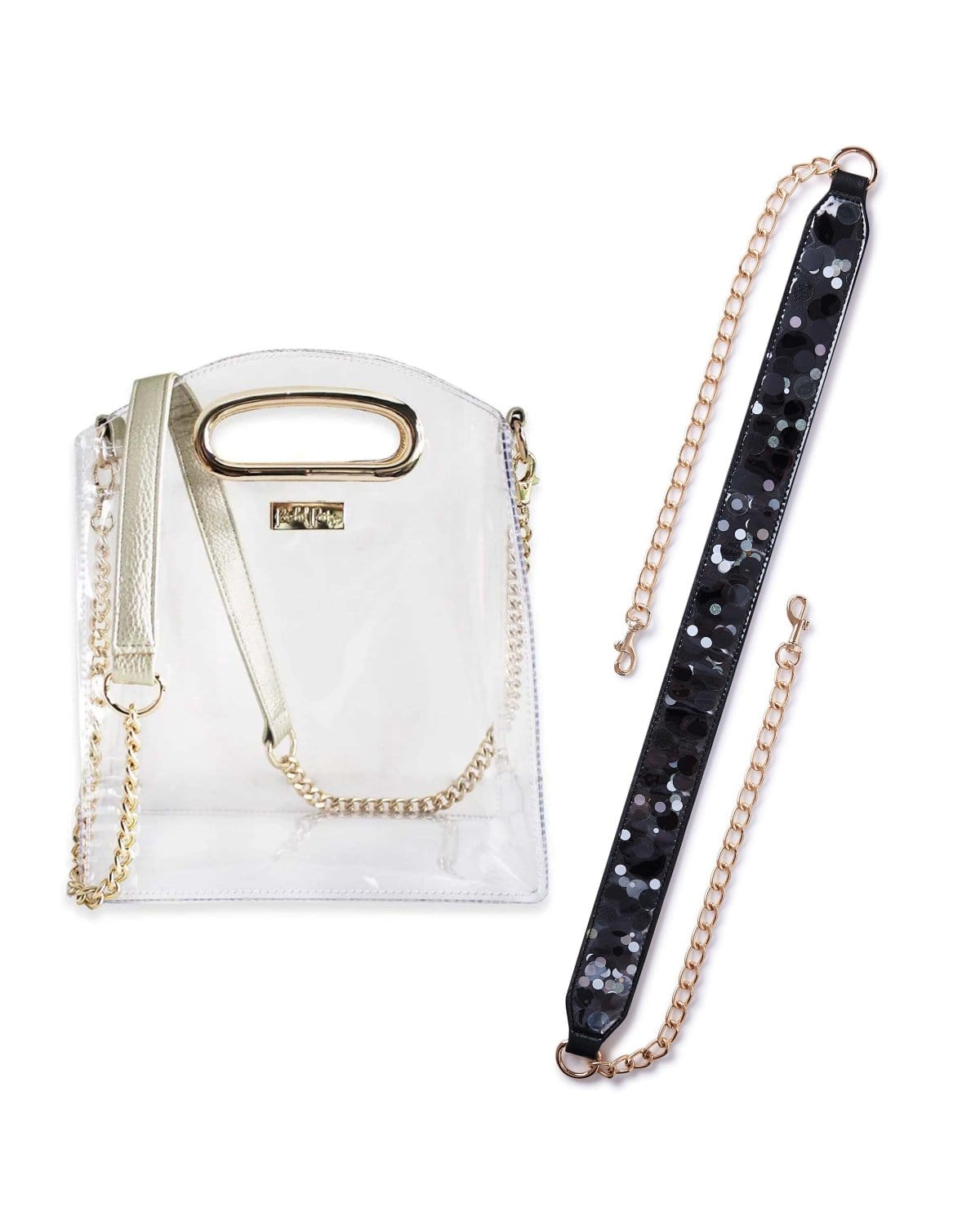 Confetti Strap and Clear Crossbody Bundle - Abbies Place