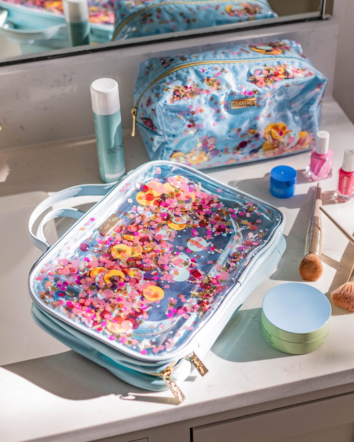 Confetti Travel Makeup and Cosmetic Bag - Abbies Place