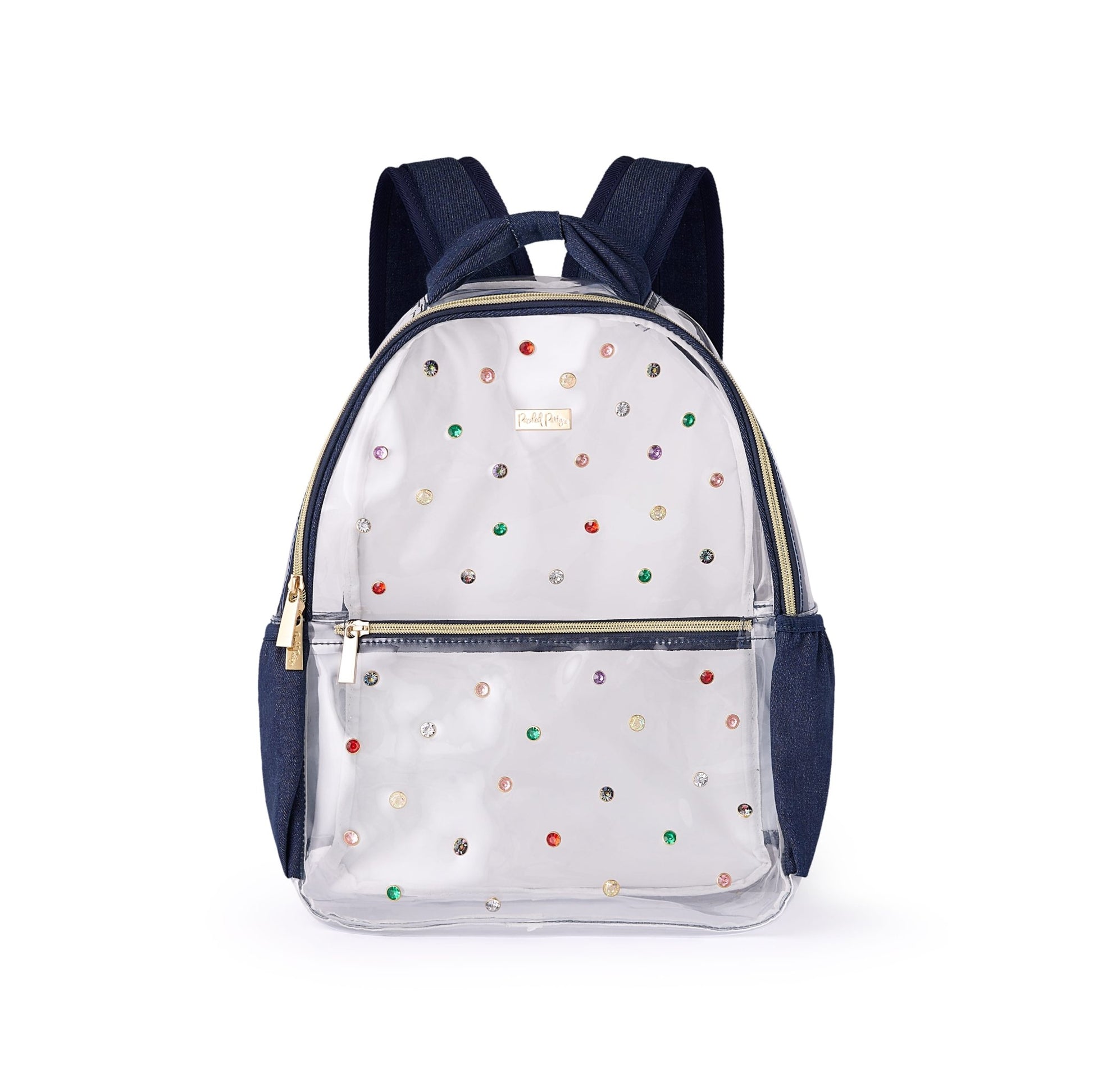 Denim and Gems Clear Backpack - Abbies Place