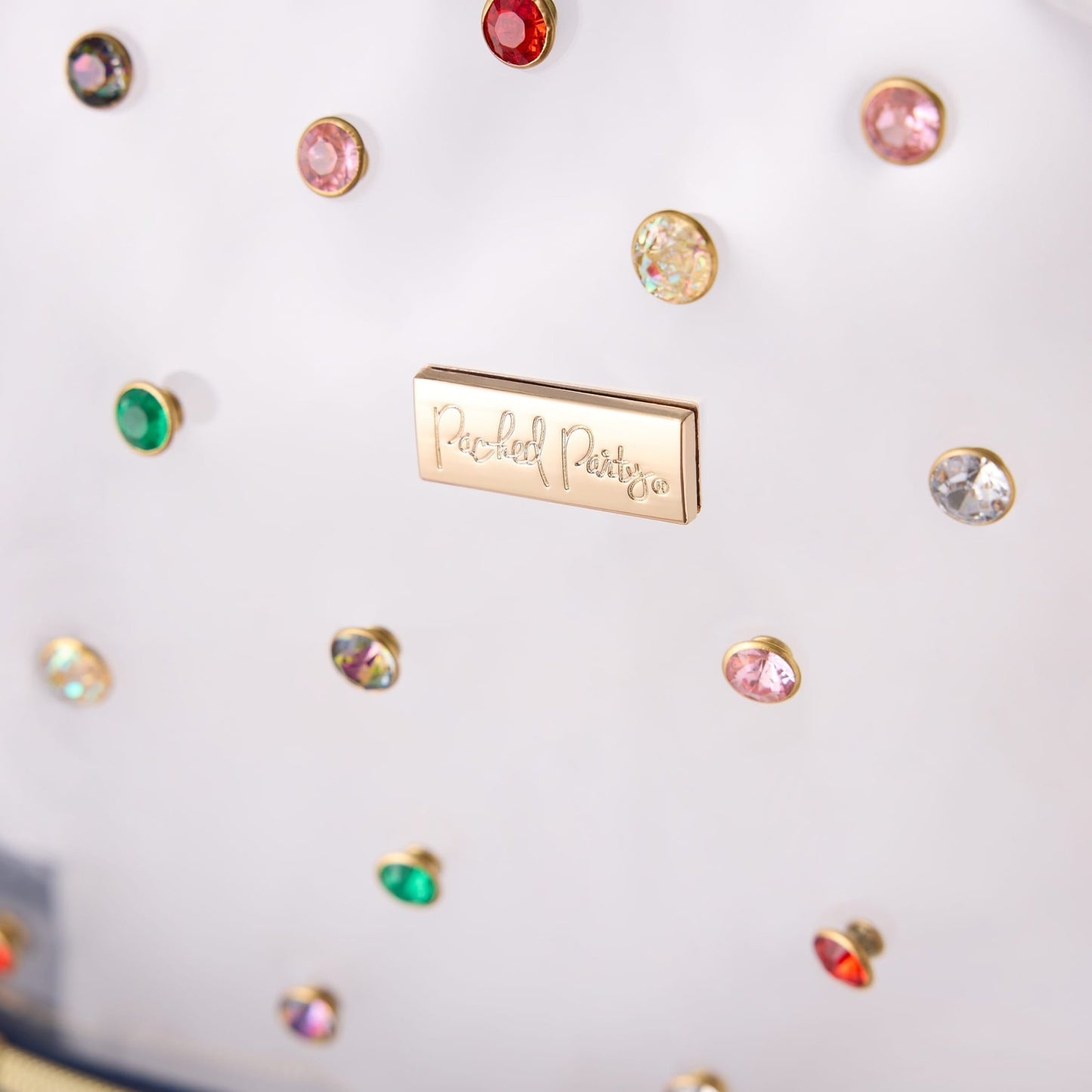 Denim and Gems Clear Backpack - Abbies Place