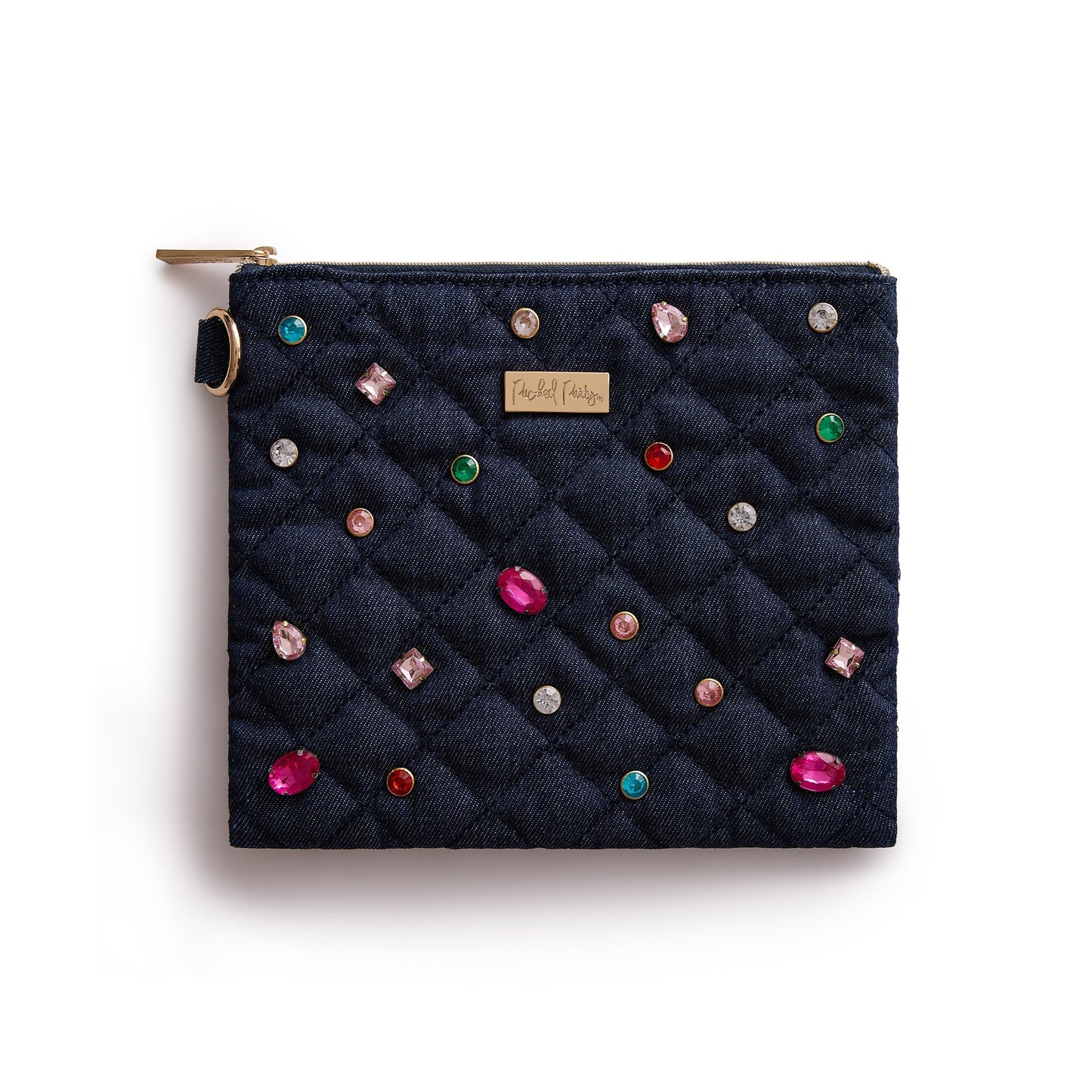 Denim and Gems Everything Pouch - Abbies Place