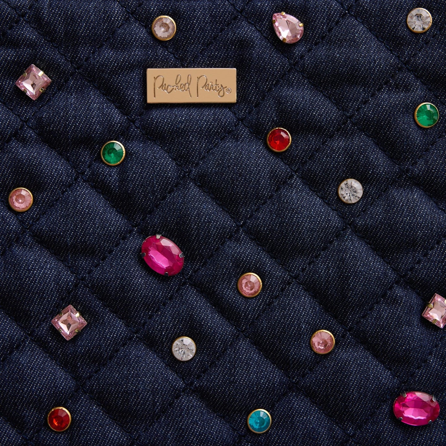 Denim and Gems Everything Pouch - Abbies Place