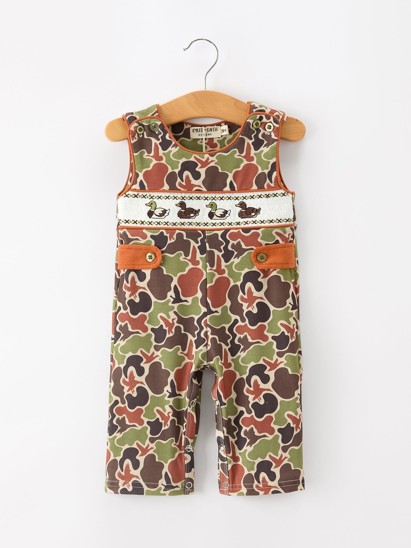 Duck Embroidered Camo Boy JonJon - Abbies Place