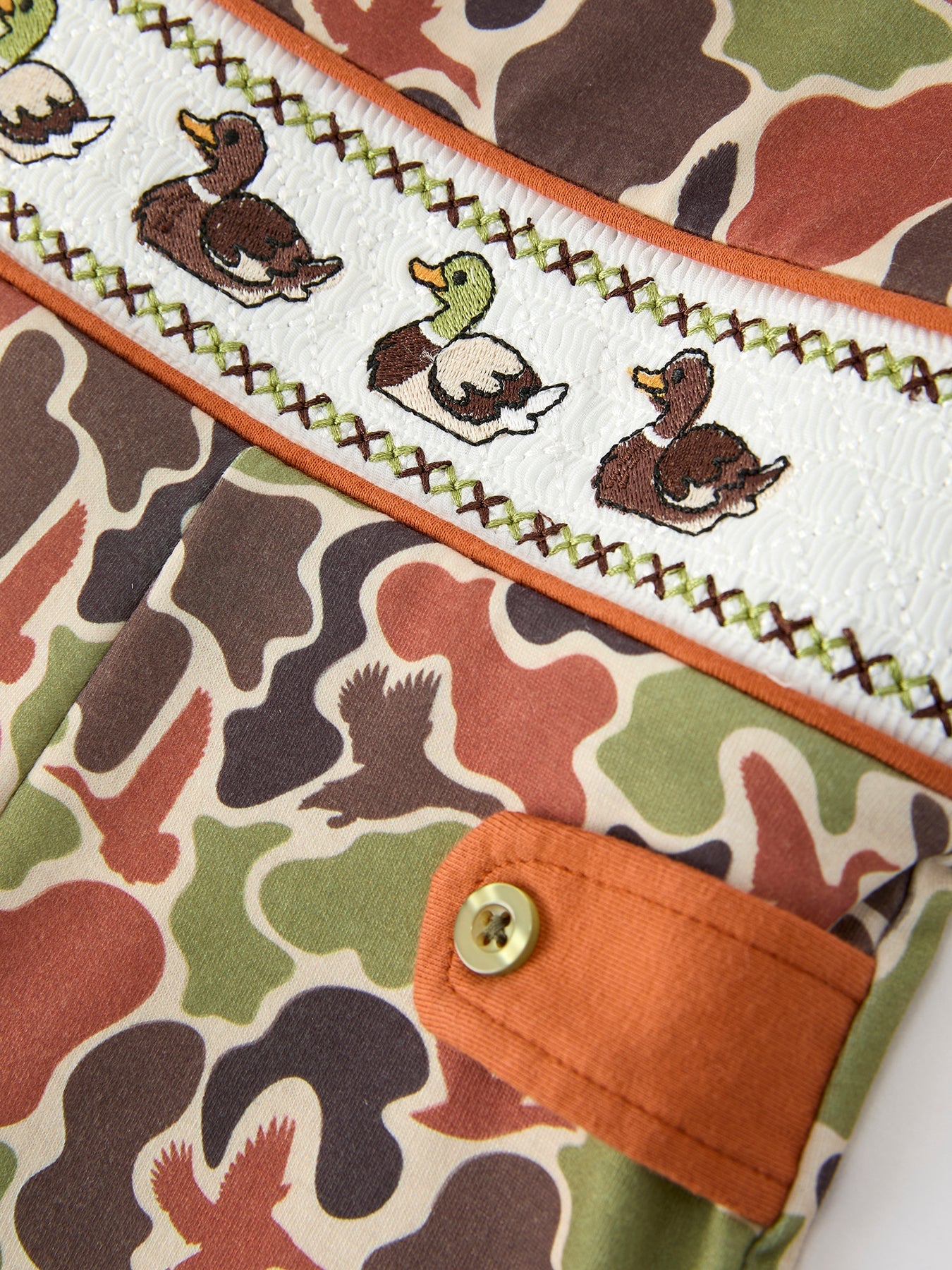 Duck Embroidered Camo Boy JonJon - Abbies Place