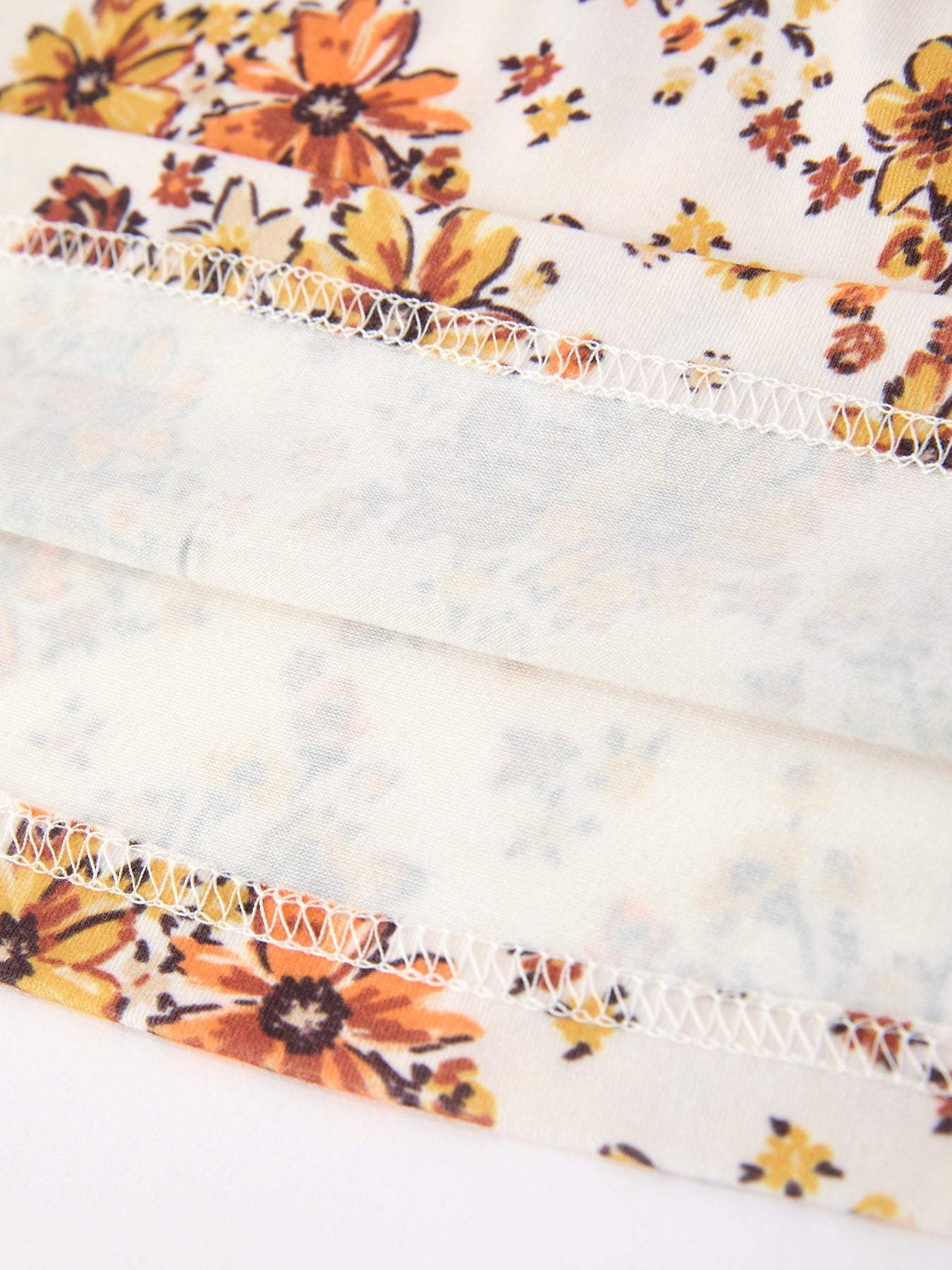 Fall Orange Floral Girl Dress Petals Collar - Abbies Place