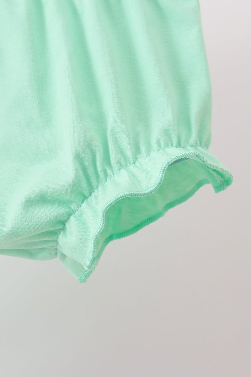Green Butterfly Smocked Bloomer Set - Abbies Place