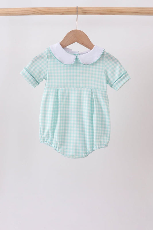 Green Gingham Bubble - Abbies Place