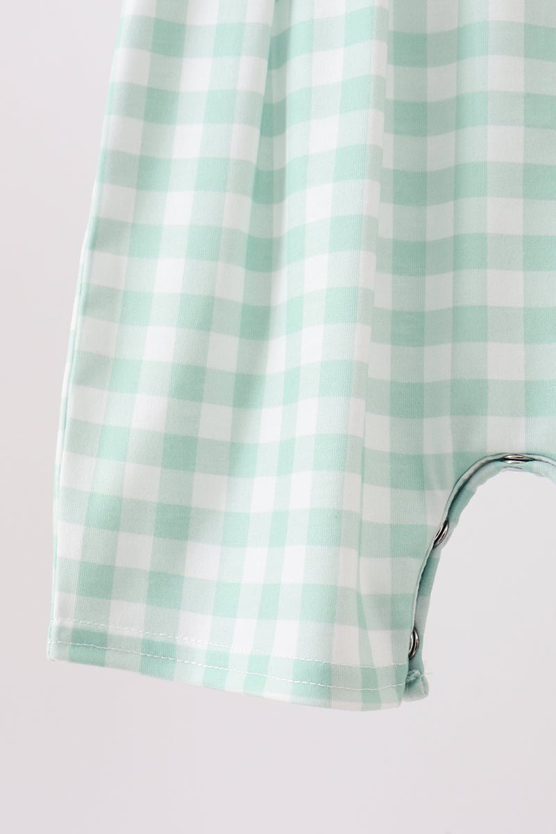 Green Golf Embroidered Romper - Abbies Place