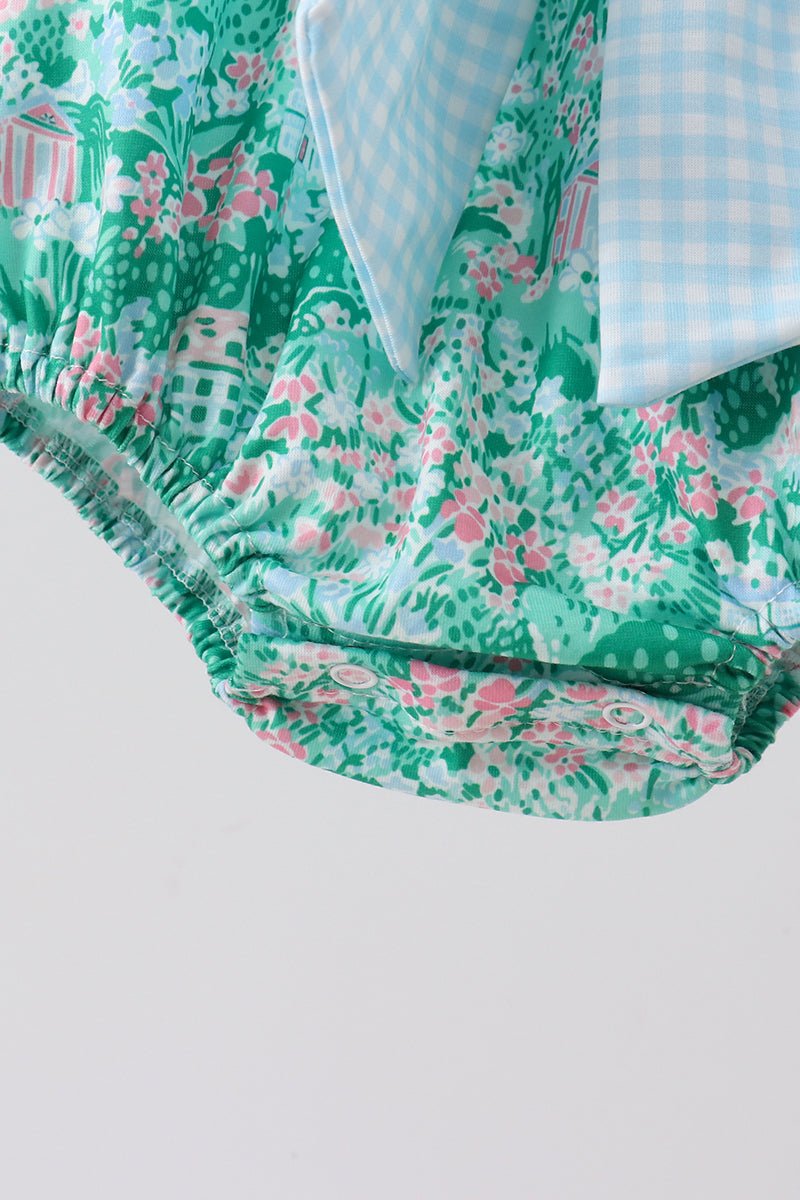 Green house floral Bow Bubble - Abbies Place
