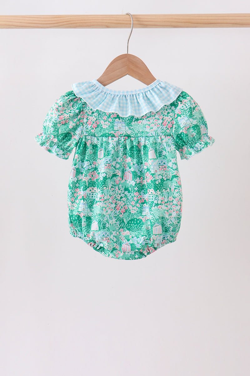 Green house floral Bow Bubble - Abbies Place