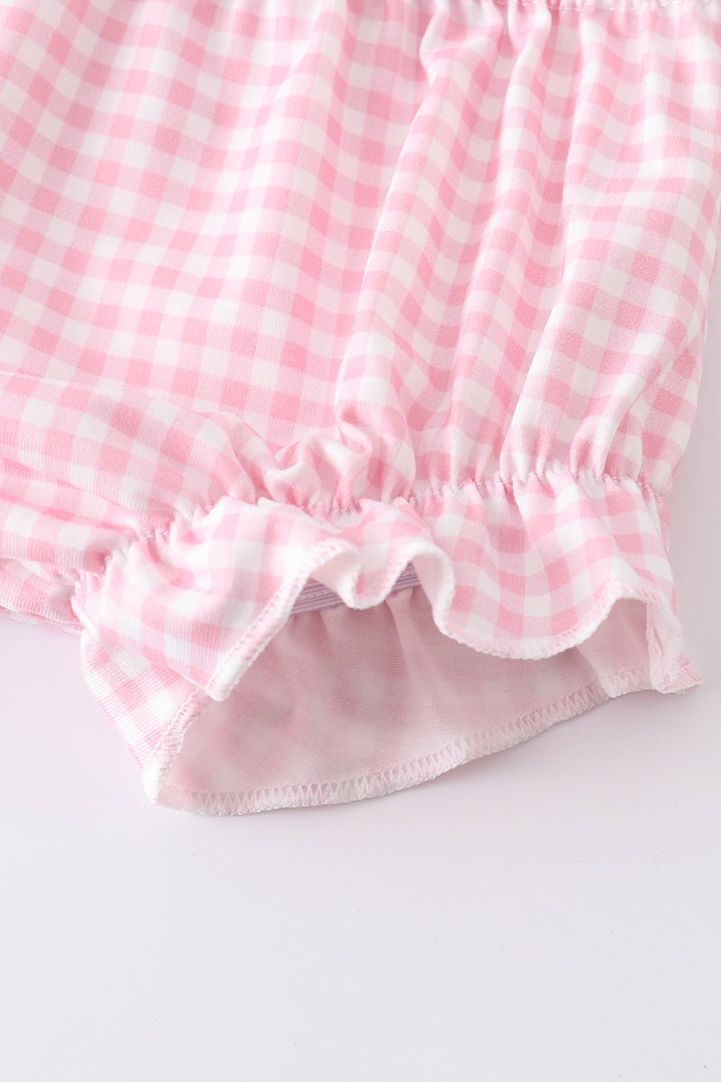 Green Turtle Embroidered Bloomer Set - Abbies Place