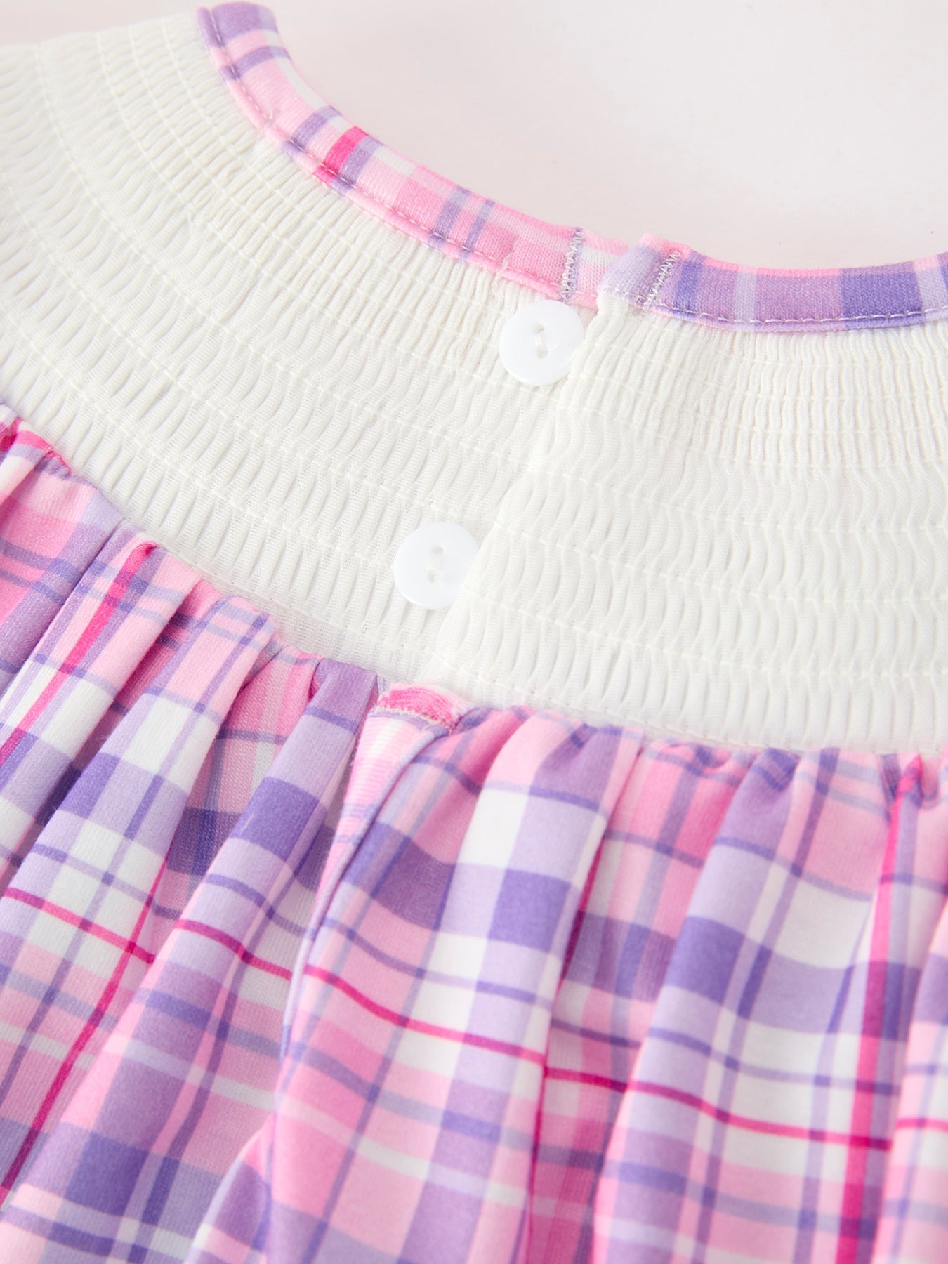 Halloween Plaid Bat Smocked Girls Dress - Abbies Place