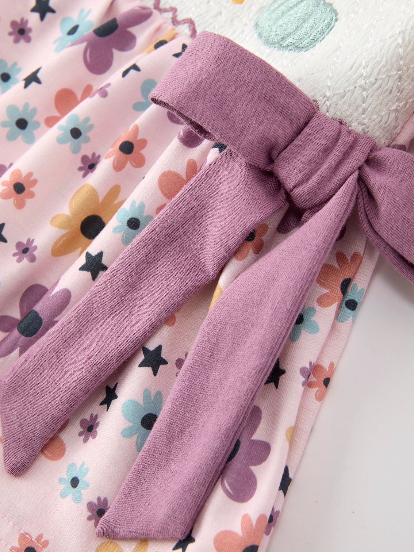 Halloween Thanksgiving Pumpkin Floral Bow Bloomer Set - Abbies Place
