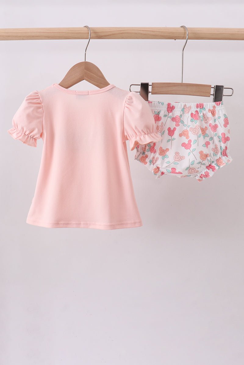 Happy Place Embroidered Bloomer Set - Abbies Place
