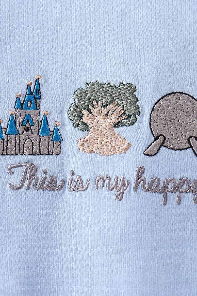 Happy Place Embroidered Set - Abbies Place