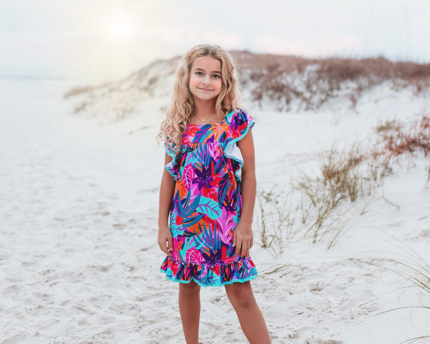 Harper Tropical Dress - Abbies Place