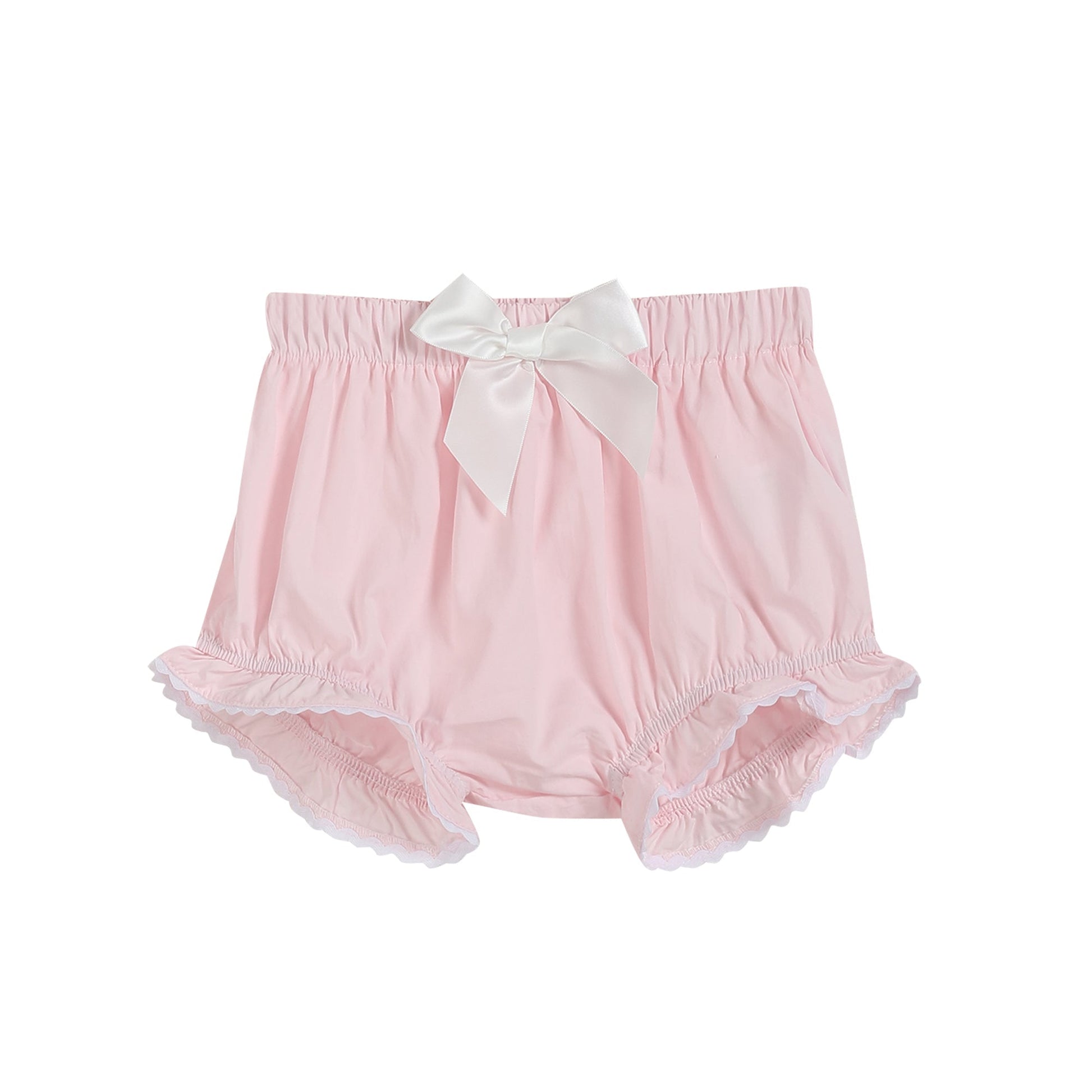 Light Pink Daisy Smocked Top and Bloomer 2 pc set - Abbies Place