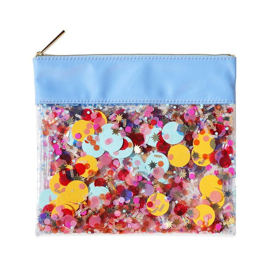 Multicolor Confetti Everything Pouch - Abbies Place