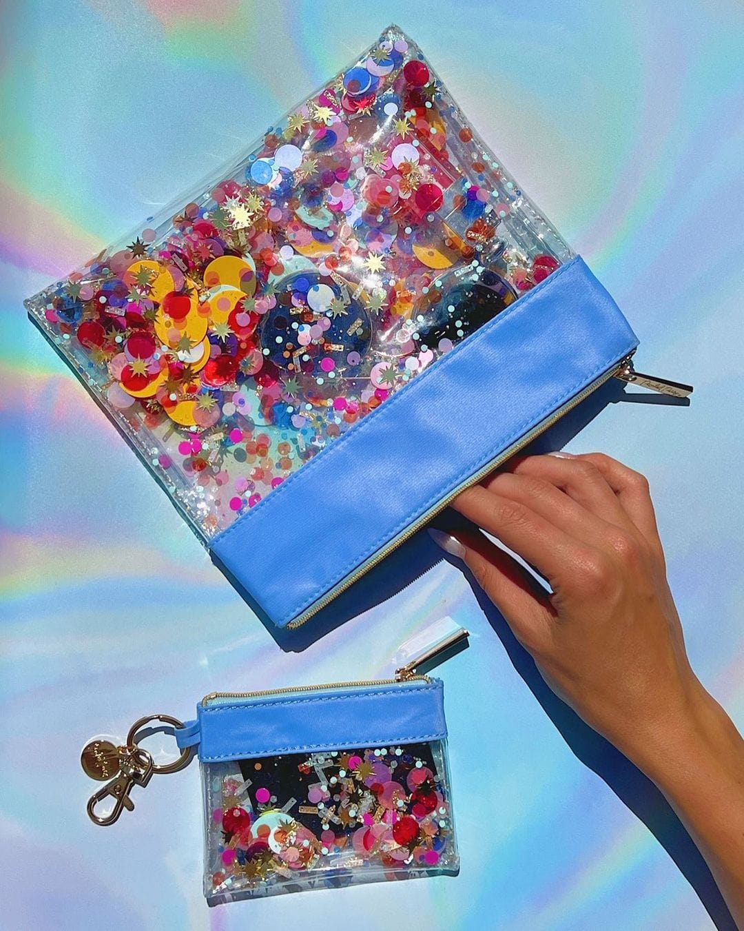 Multicolor Confetti Everything Pouch - Abbies Place