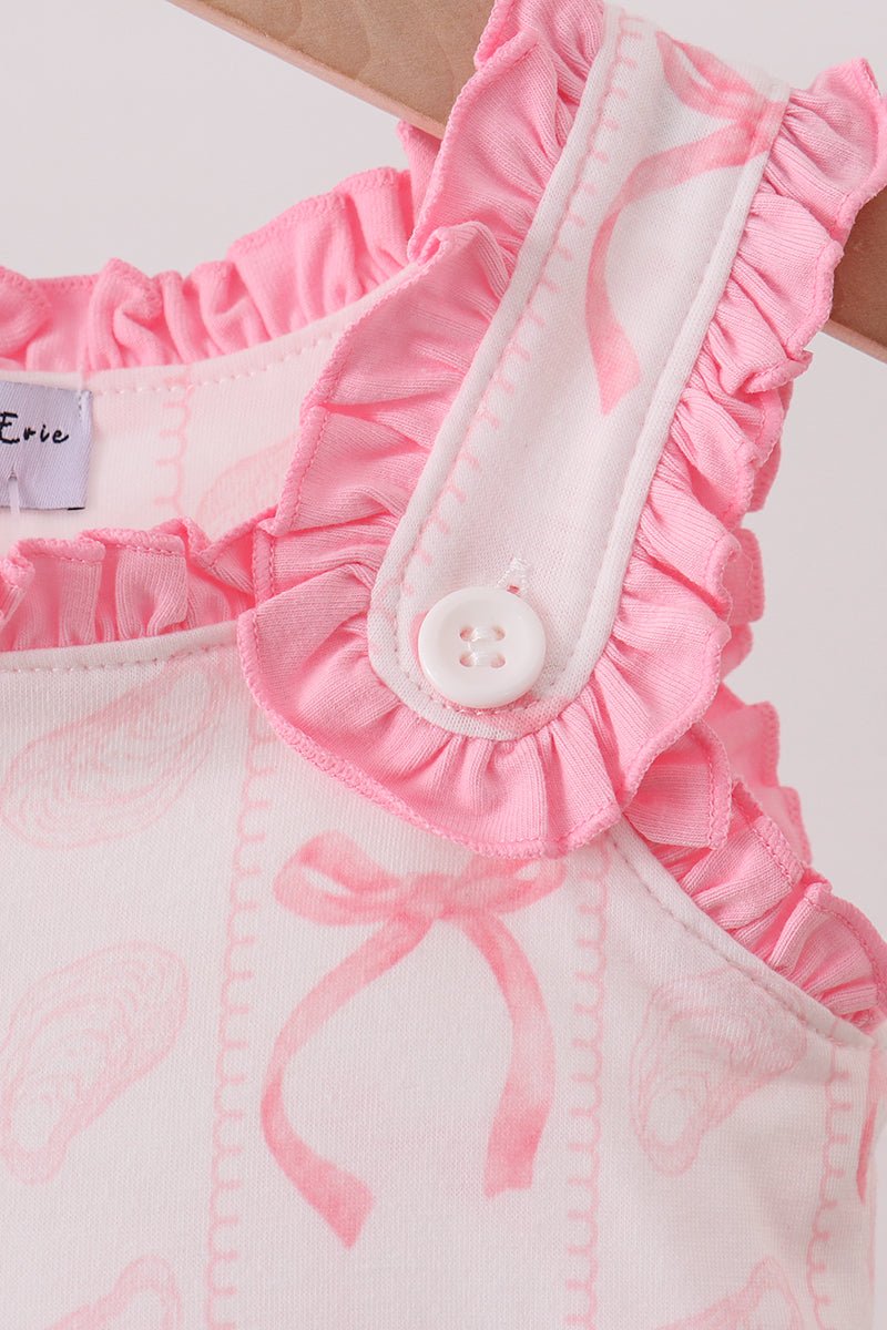 Pink Bow Print Bubble - Abbies Place