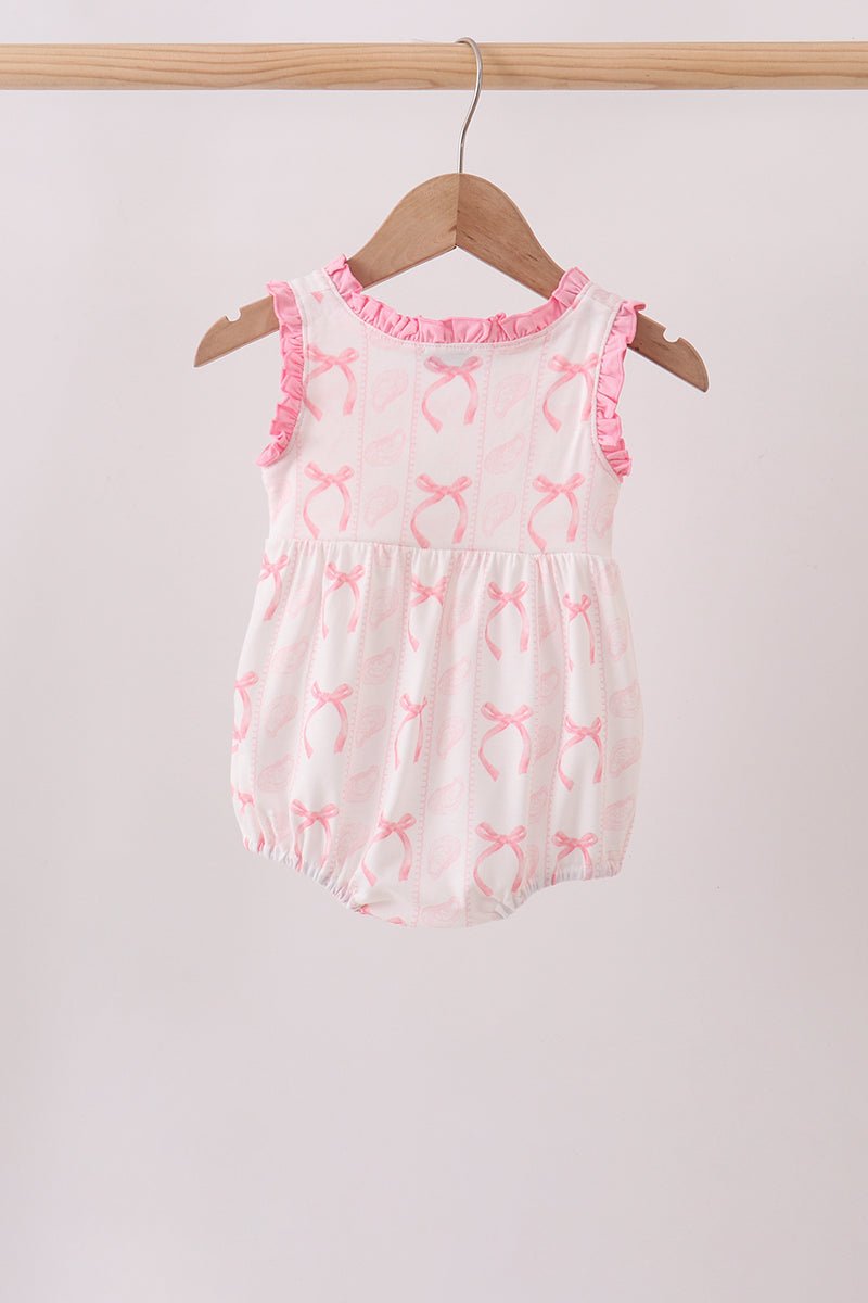 Pink Bow Print Bubble - Abbies Place