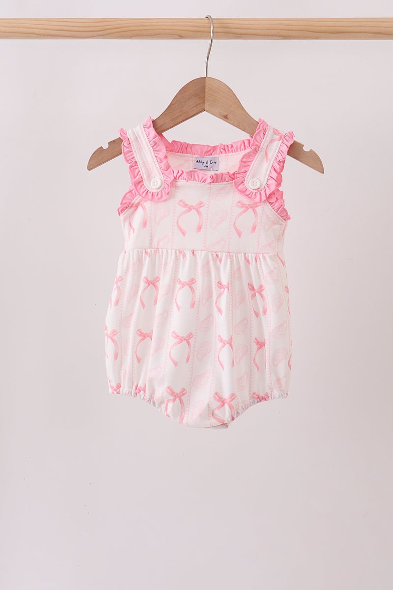 Pink Bow Print Bubble - Abbies Place