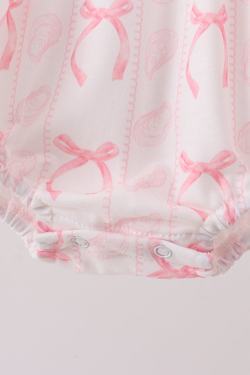 Pink Bow Print Bubble - Abbies Place