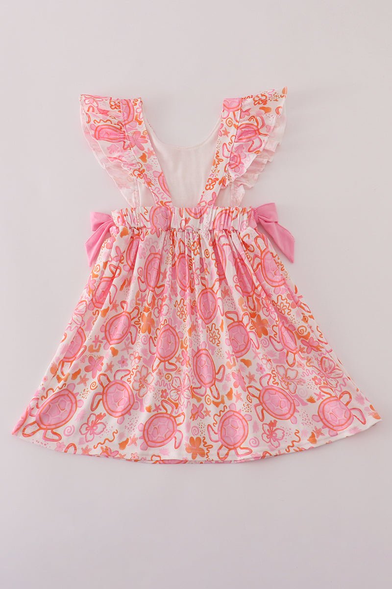 Pink Floral Dress - Abbies Place