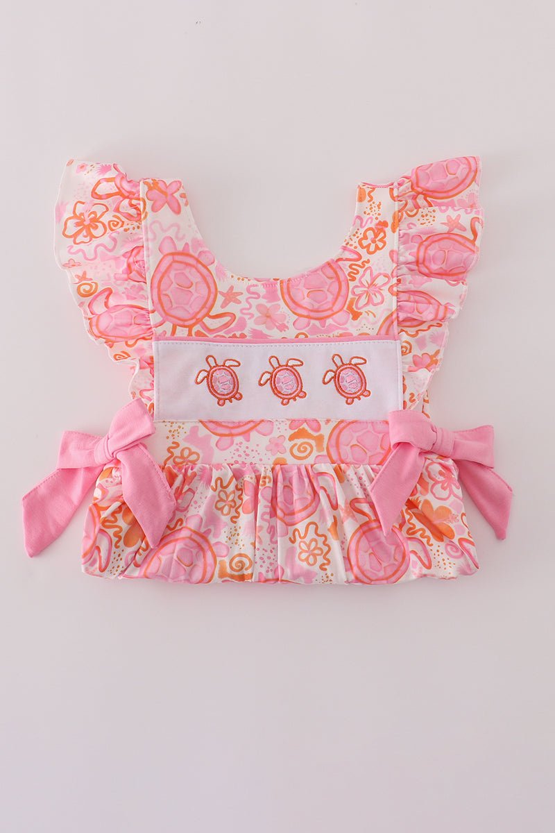 Pink Floral Dress - Abbies Place