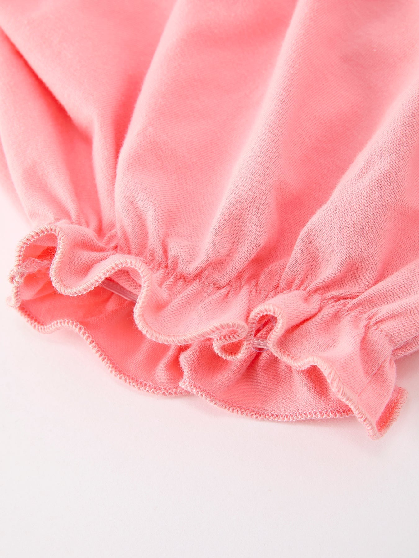Pink Floral Petals Collar Girl Bloomer Set - Abbies Place