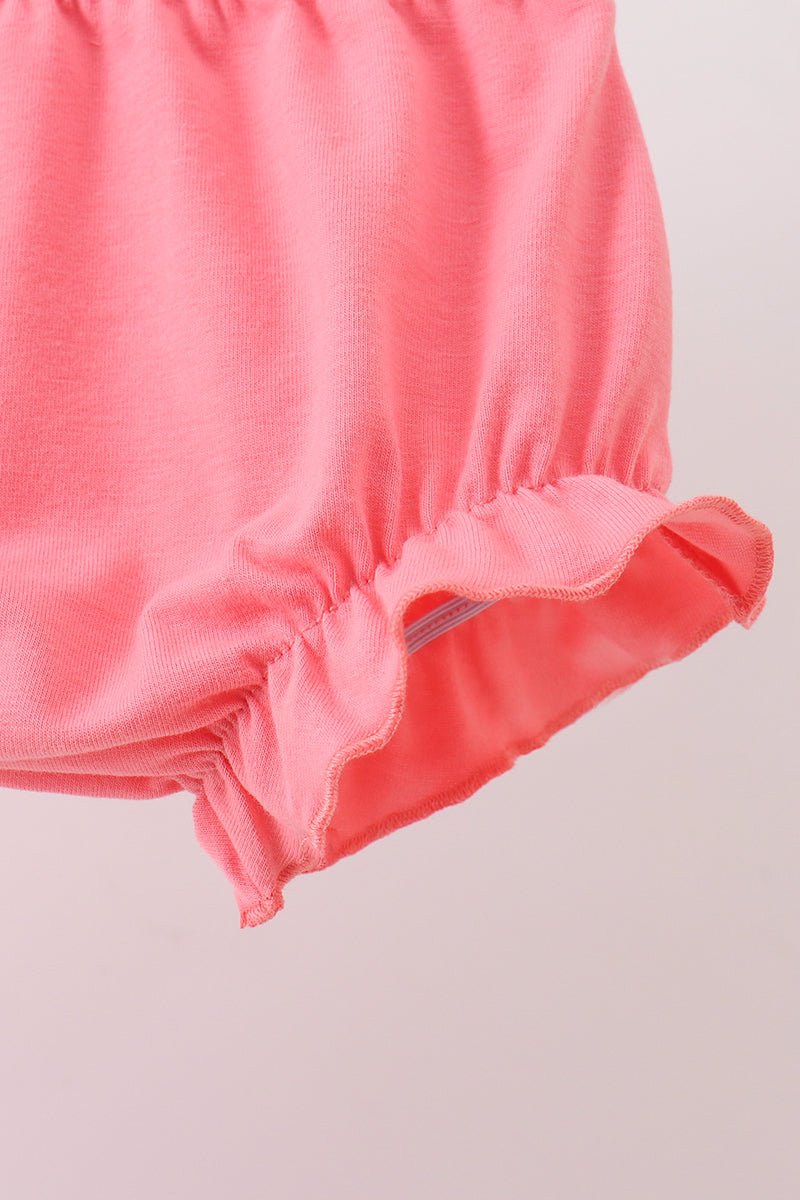 Pink Floral Ruffle Bloomer Set - Abbies Place