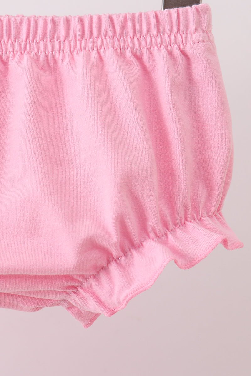 Pink Floral Ruffle Bloomer Set - Abbies Place