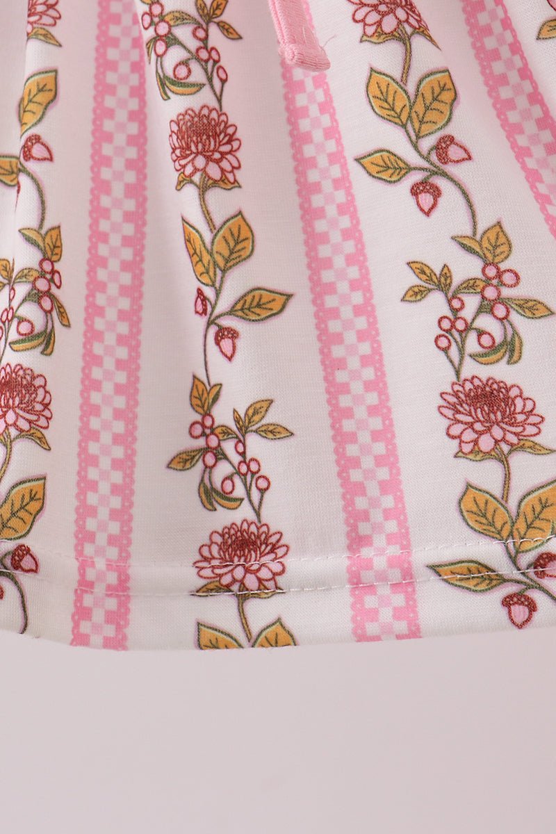 Pink Garden Ruffle Bloomer Set - Abbies Place