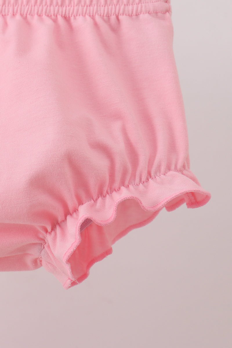 Pink Garden Ruffle Bloomer Set - Abbies Place