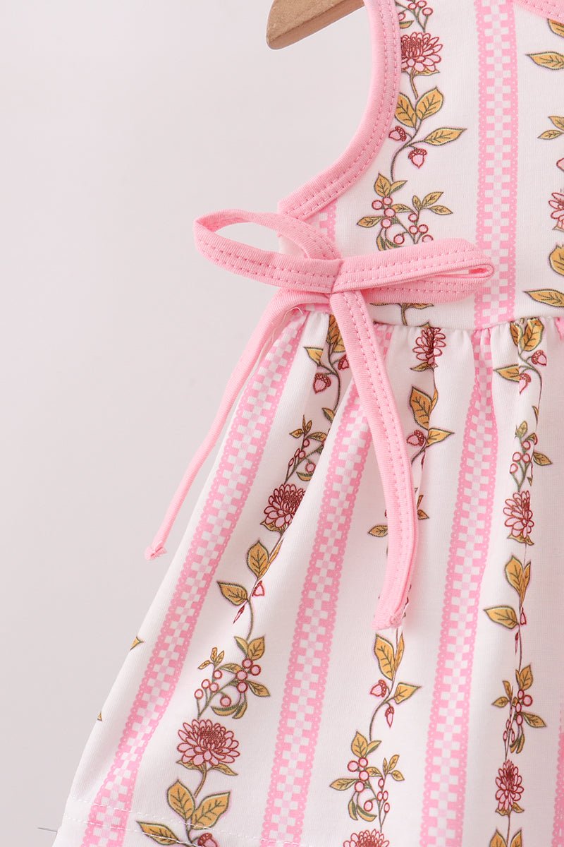 Pink Garden Ruffle Bloomer Set - Abbies Place
