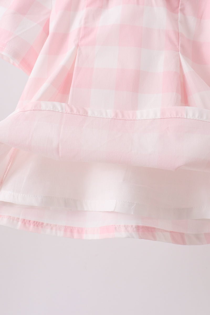 Pink Gingham Bloomer Set - Abbies Place