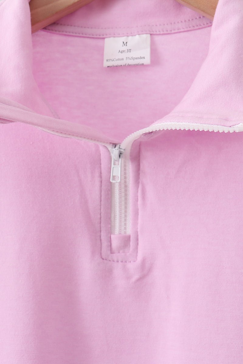 Pink Scalloped Polo Set - Abbies Place