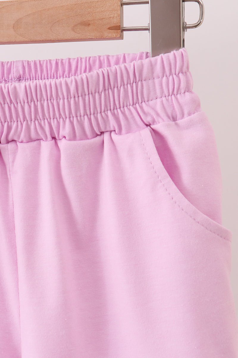 Pink Scalloped Polo Set - Abbies Place