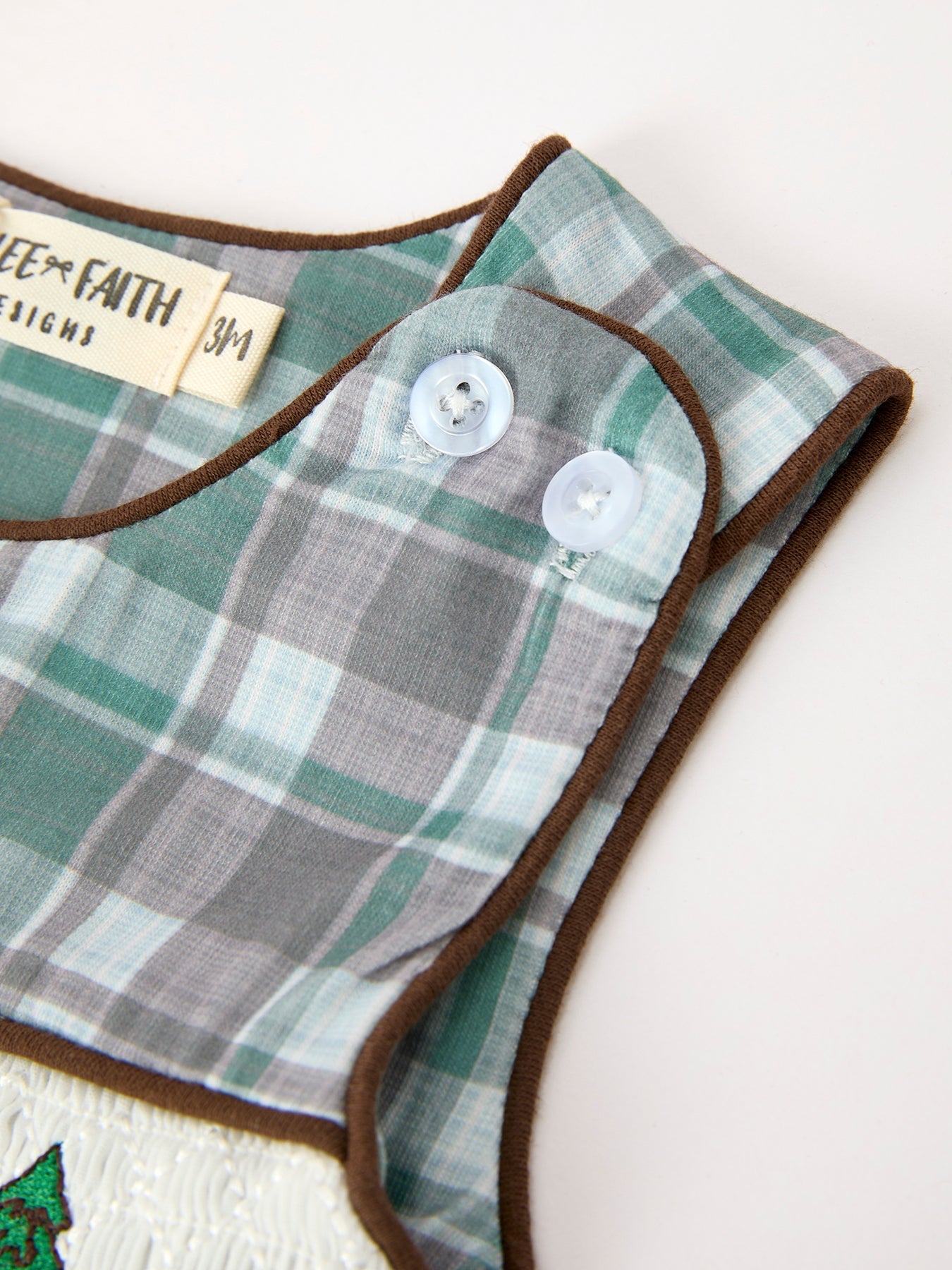 Plaid Moose Smocked Baby Boy JonJon - Abbies Place
