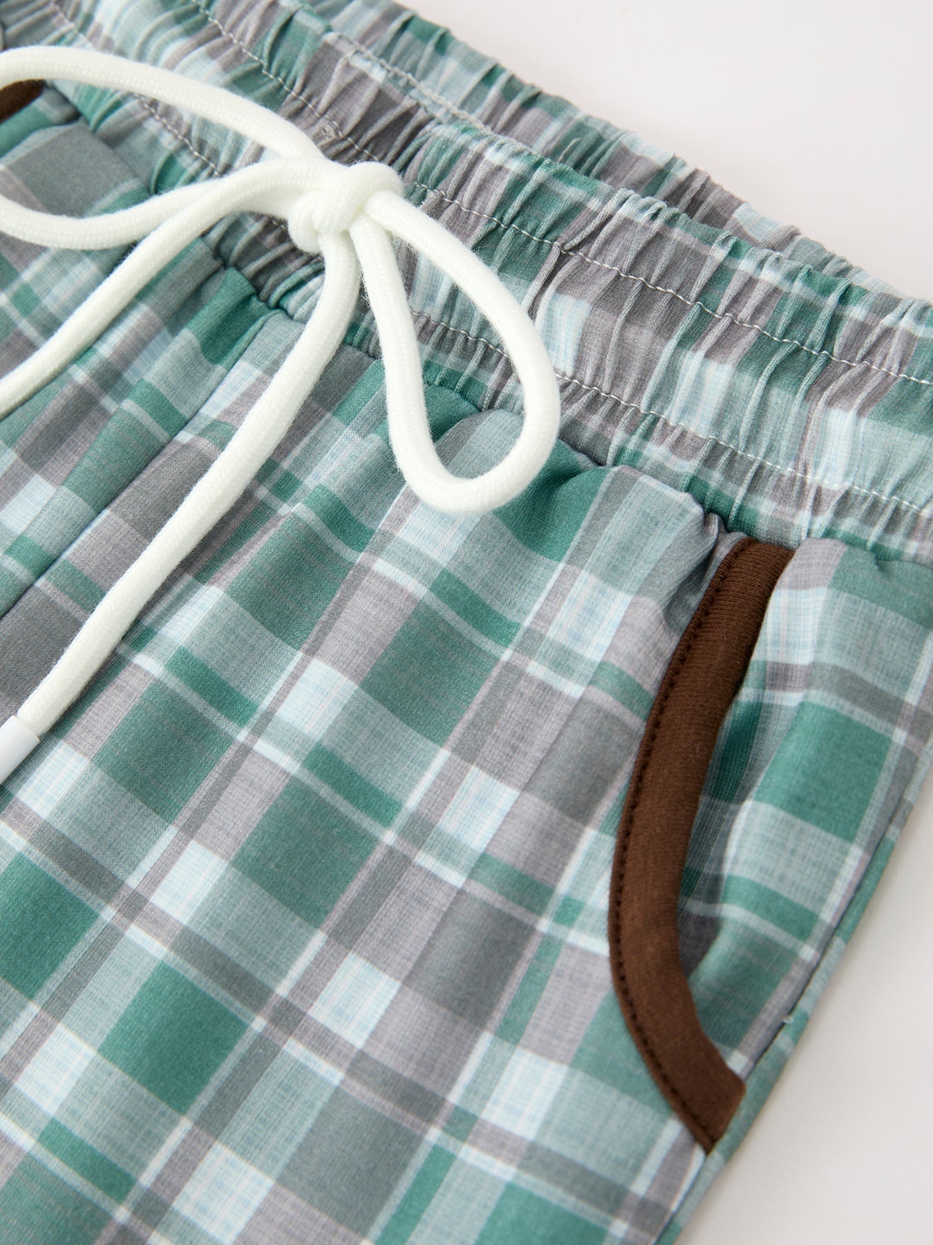 Plaid Moose Smocked Boys Short Sleeve Pant Set - Abbies Place