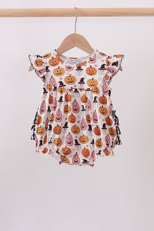 Pumpkin ruffle bubble - Abbies Place