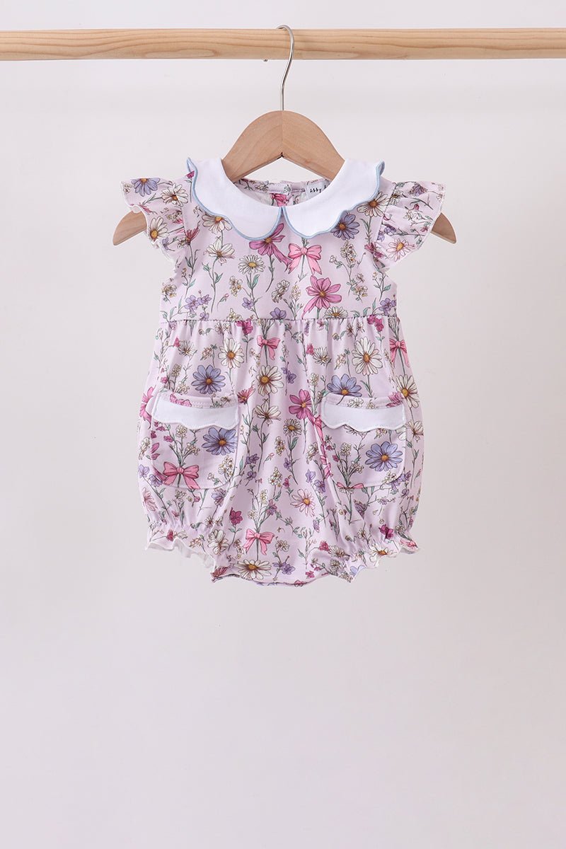Purple Garden Ruffle Bubble - Abbies Place