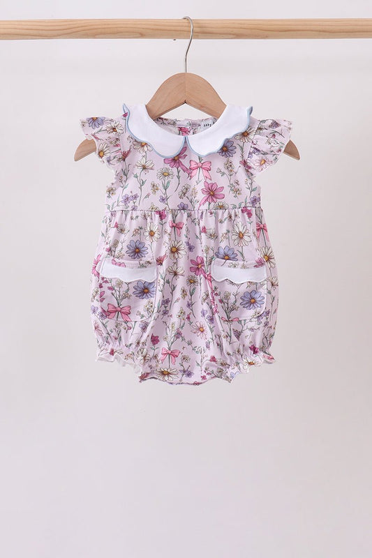 Purple Garden Ruffle Bubble - Abbies Place