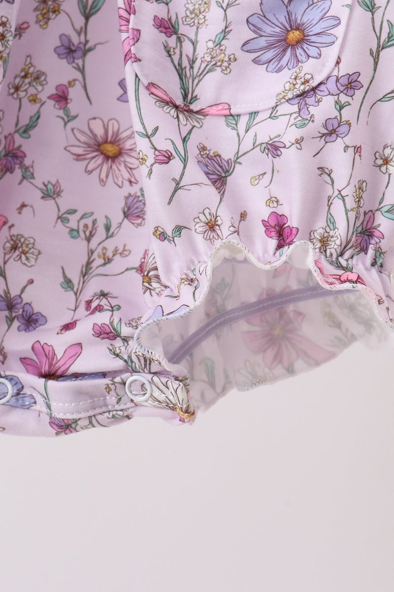 Purple Garden Ruffle Bubble - Abbies Place
