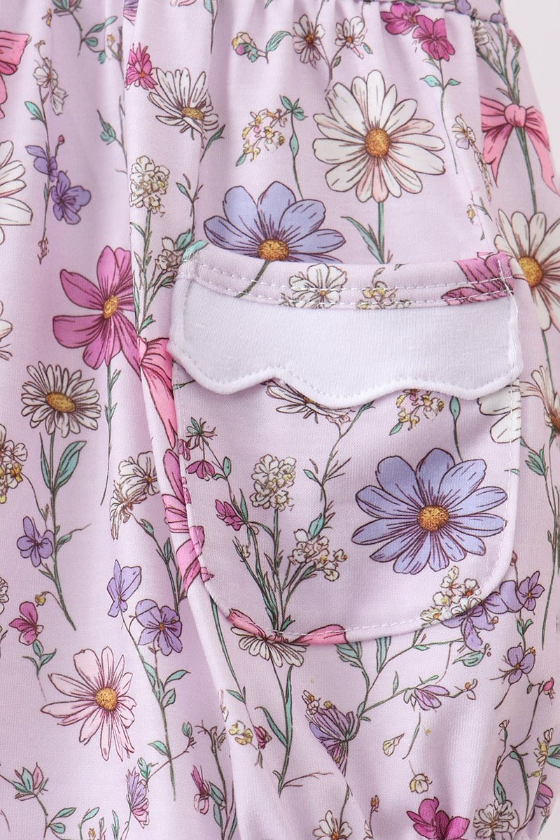 Purple Garden Ruffle Bubble - Abbies Place