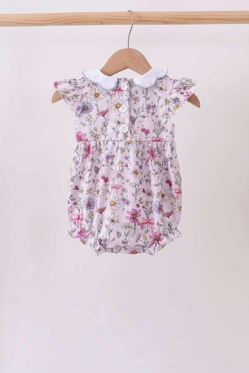 Purple Garden Ruffle Bubble - Abbies Place
