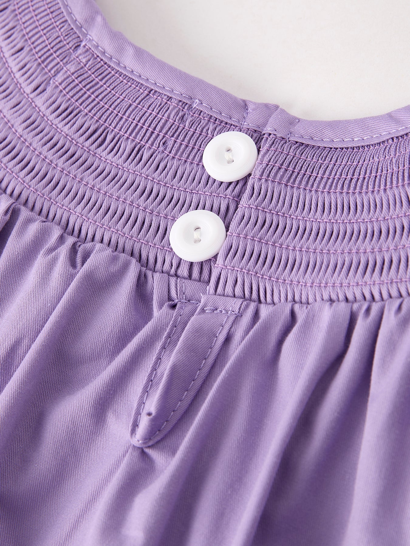 Purple Halloween Smock Embroidery Baby Girl Dress - Abbies Place